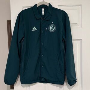 adidas Men’s Dark Teal Atlanta United Coach Jacket